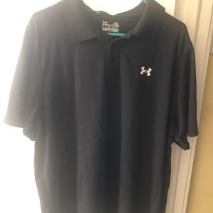 Mens under armour polo. XL/black